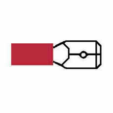 Red Pre-Insulated Blade Terminals - 6.30mm 50 pk