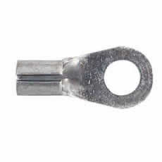 Brass Heavy Duty Ring Terminal - 7.90mm Hole for 7.10mm diameter Conductor 25 pk