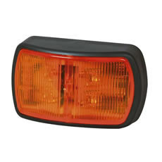 Durite Amber LED Side Marker Lamp with Superseal Plug - 12/24V