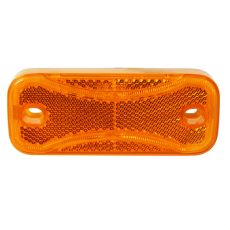 Amber LED Side Marker With Reflex Reflector And Flying Leads - 12/24V