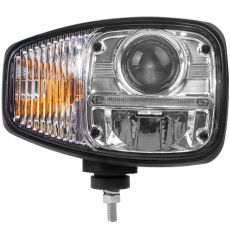 LED Headlamp With DI & DRL (Right Side - For Right Hand Drive, Left Hand Traffic - 12/24V