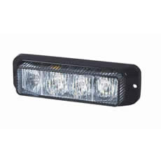 Durite High Intensity Amber 12V/24V 4 LED Warning Light