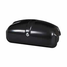 Black Plastic Number Plate Lamp - 12V