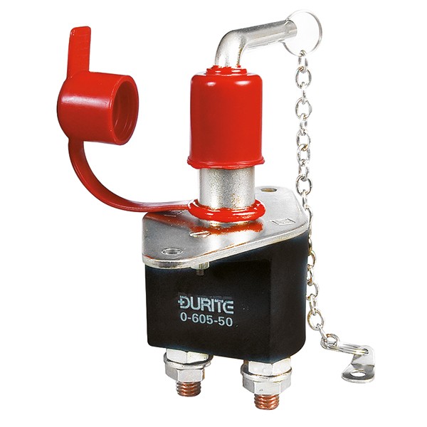 Durite Heavy Duty Battery Isolator With Removable Key And Splashproof