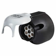 Socket Caravan 7 Pin Plastic ISO Bx5