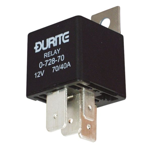 Durite Mini Durite Heavy Duty Chage Over Relay 40A / 70A 12V