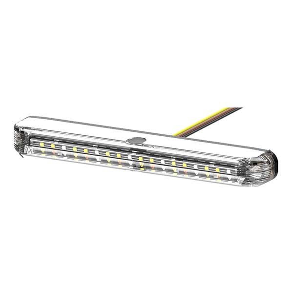 Durite R65 6 Amber LED Warning Light (7 Flash Patterns)