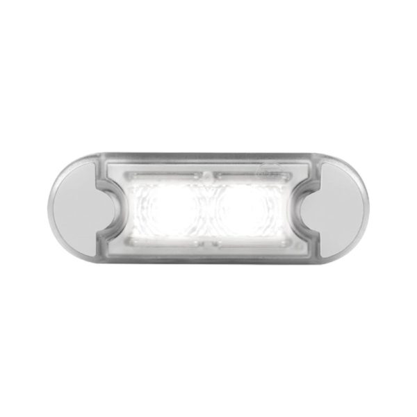 Hella Door Footwell Light - LED 12V/24V 0,5W - Lens Colour: Crystal Clear - LED colour: Yellow