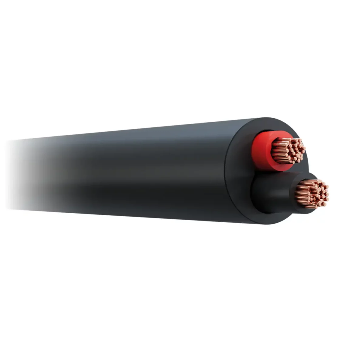 3-QuarterView-TW-Multi-2-Core-2048px_1400x1400 AMC 2x0.5mm² (2 X 16/0.20) Thinwall 2 Core Auto Cable (Round Twins Black-Red) - 100m - Image 1