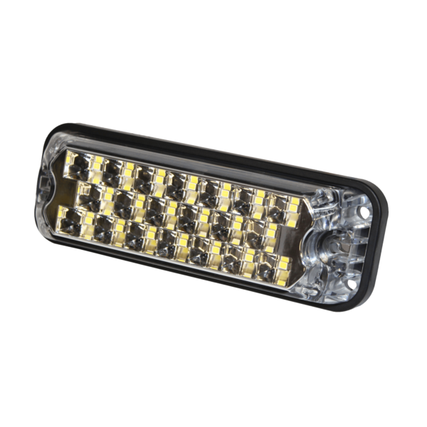 Ecco 3812 Series Amber 20 LED Surface Mount Directional Light 12/48v