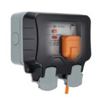 BG Electrical WP22ARCD Storm Weatherproof Double Socket RCD