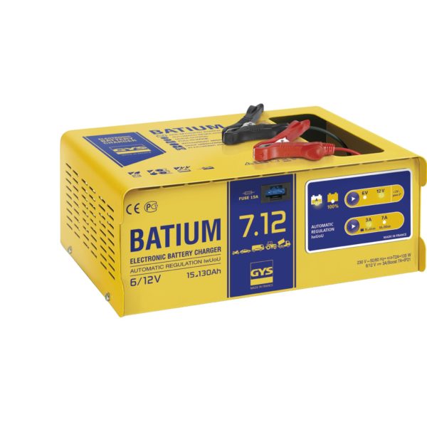 GYS Batium 7.12 All Battery 7A 6/12V Workshop Charger