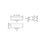Hella 1FB 358 176-211 Black Magic LED Mini Light Bar Kit 6.2in Spot 12V 24V 30W - Image 5